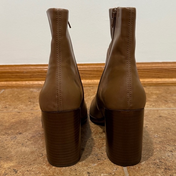 Jeffrey Campbell DUNCANN Boots Tan Brown 10 Classic Capsule Wardrobe Fall Staple - Picture 7 of 11